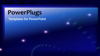 PowerPoint Template - animated stars background